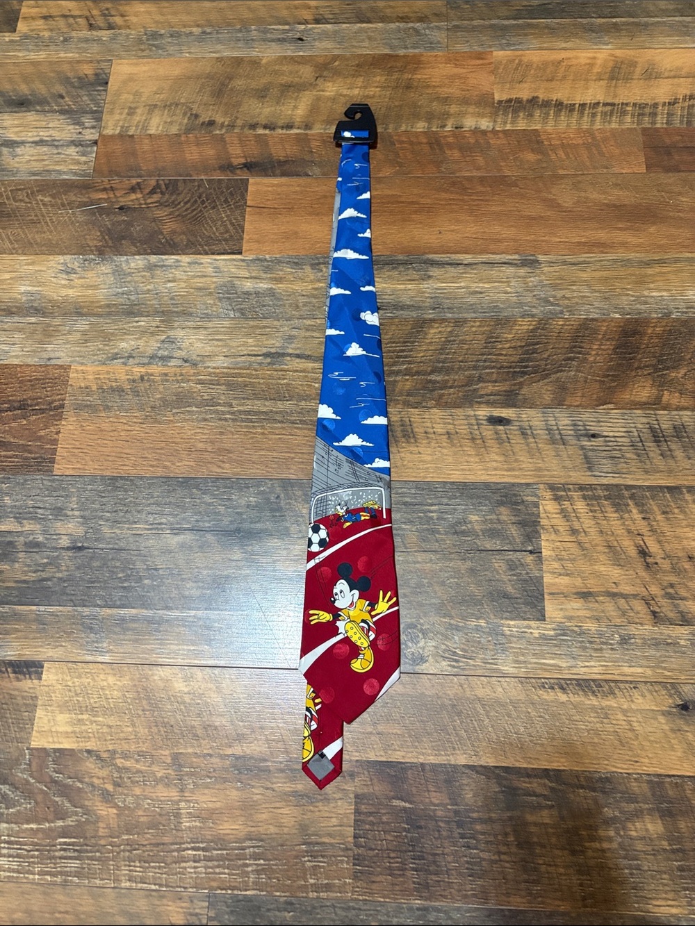 Vintage Mickey Unlimited Disney Soccer Necktie 90s Mickey Mouse Goofy Tie